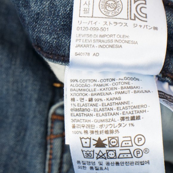 Levi's Mid Rise Skinny (30 X 31) Women's Denim Jeans Medium Wash Zip Fly - Picture 13 of 14